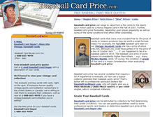 Tablet Screenshot of baseball-card-price.com